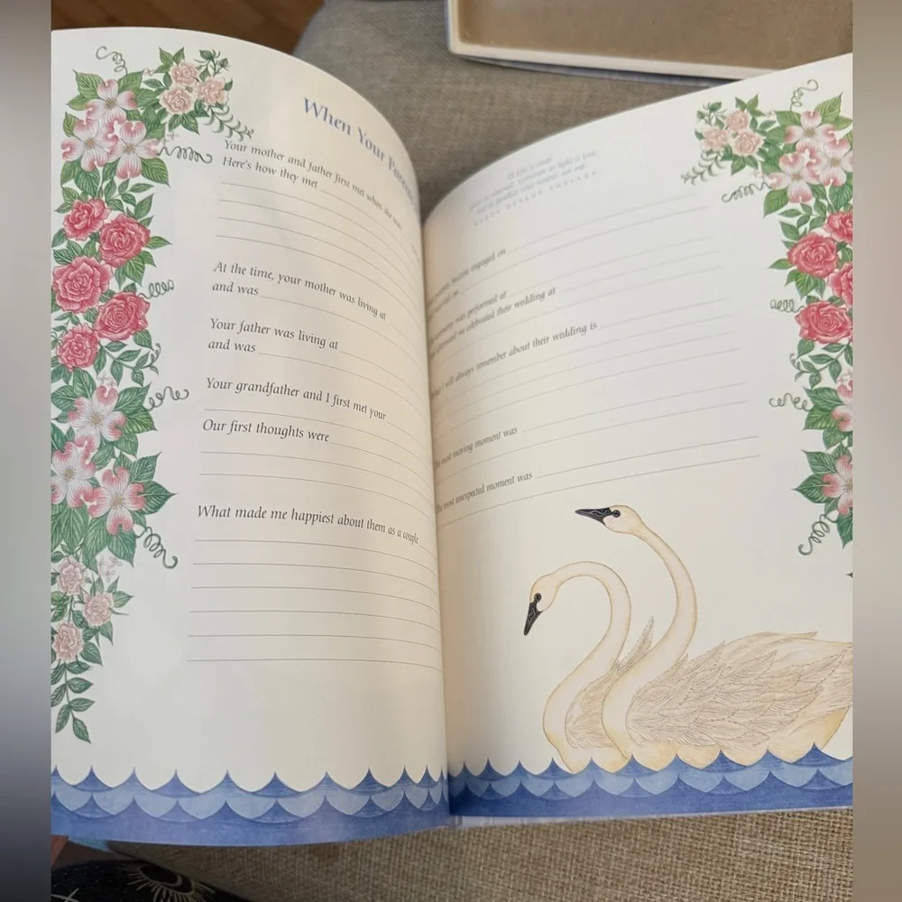 VTG Grandmother's Gift Memory Book New grandma wedding keepsake
